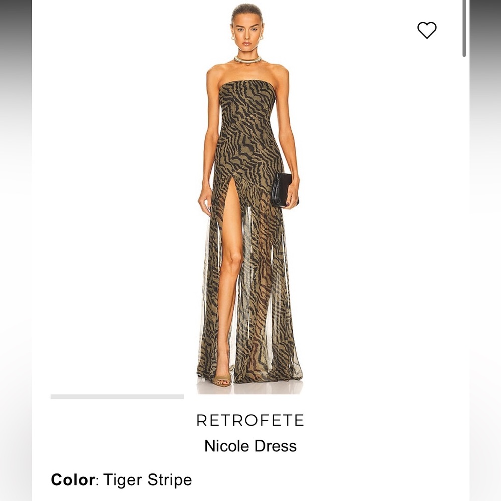 COPY - Retrofete Nicole Dress, tiger stripe
